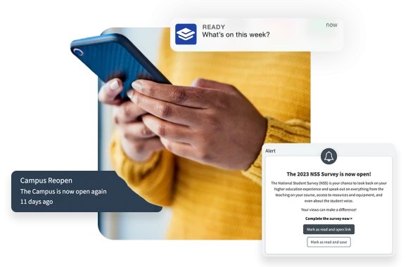 Keep students updated in a centralised platform
